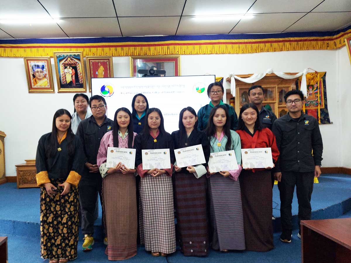 Five Forestry Students from the College of Natural Resources Successfully Complete Internship at the National Biodiversity Centre